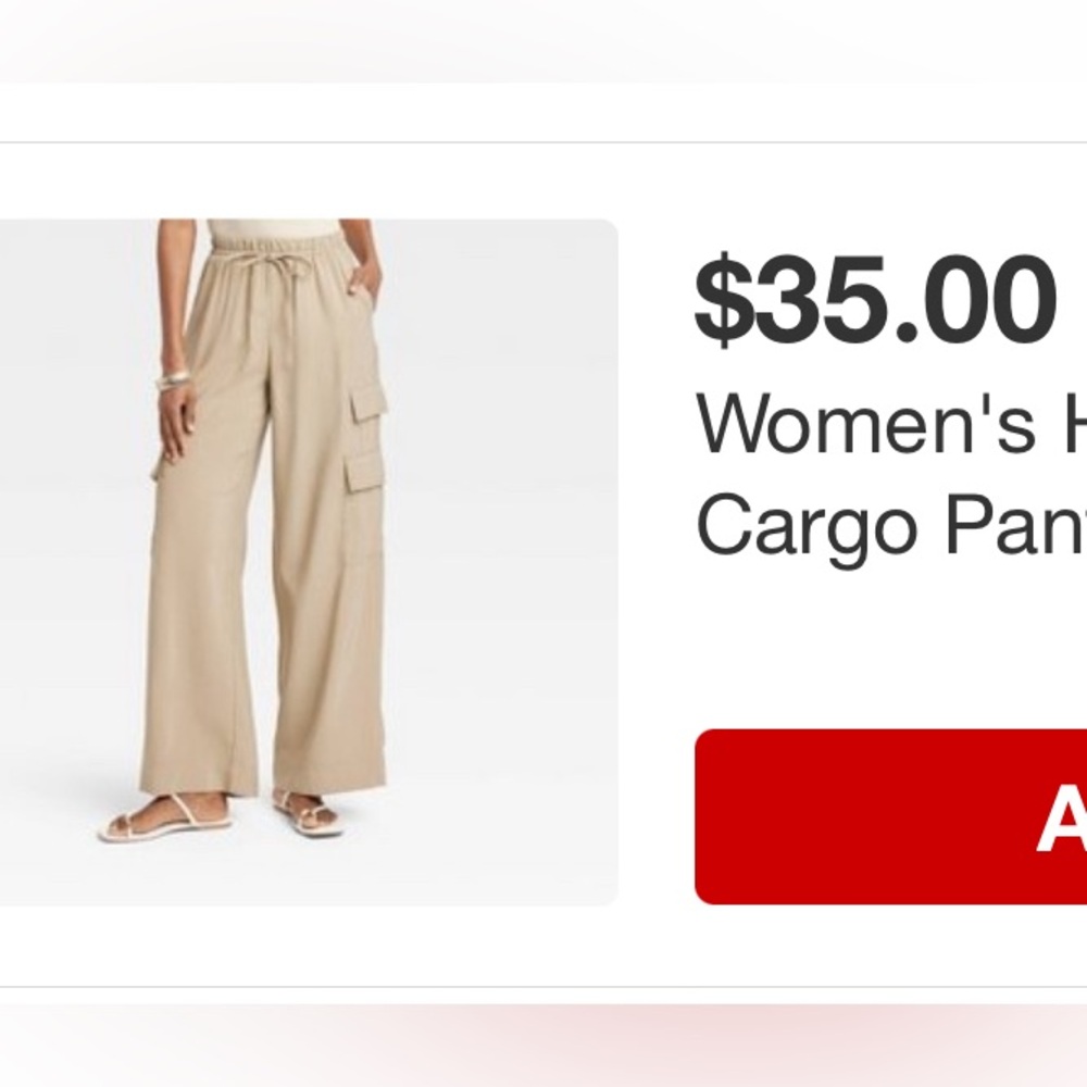 NWOT size XS cargo pants